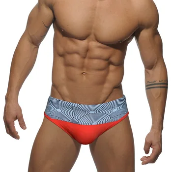 WK69 новые красные темно-синие сексуальные мужские бикини с низкой талией, купальники, плавательные трусы, плавки, купальники для бассейна, мужские пляжные шорты