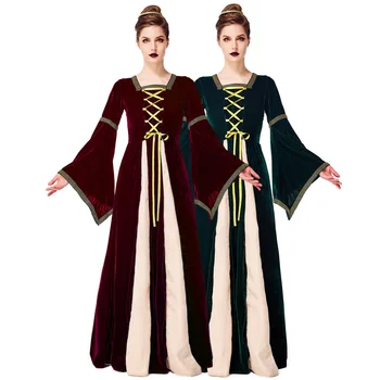 Европейский средневековый костюм ретро аристократический придворный костюм Костюм на Хэллоуин костюм для взрослых сценический костюм