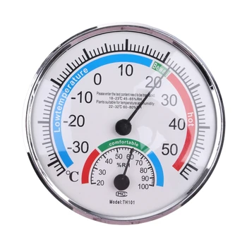 367A Мини-комнатный термометр-гигрометр 2 в 1, аналоговый датчик температуры и влажности для домашней комнаты