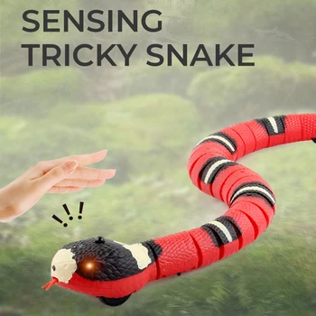 Электронная имитация ползающей игрушки-змеи, автоматическая бездействующая Ходячая игрушка-змея, Ползающая Игрушки для детей на День рождения, подарки ко Дню защиты детей