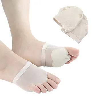 Тренировочная обувь USHINE с пятью отверстиями, средство для ухода за стрингами для ног, Половинная подошва, гимнастика для йоги, Гимнастика для балета живота, Танцевальная обувь для носков, женская обувь