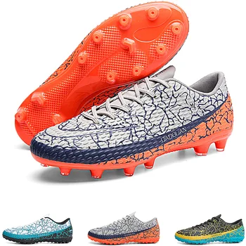 2023 Мужская футбольная обувь для футзала, Спортивные кроссовки, Футбольные бутсы для мальчиков, Профессиональная детская футбольная обувь, футбольные бутсы 32-47